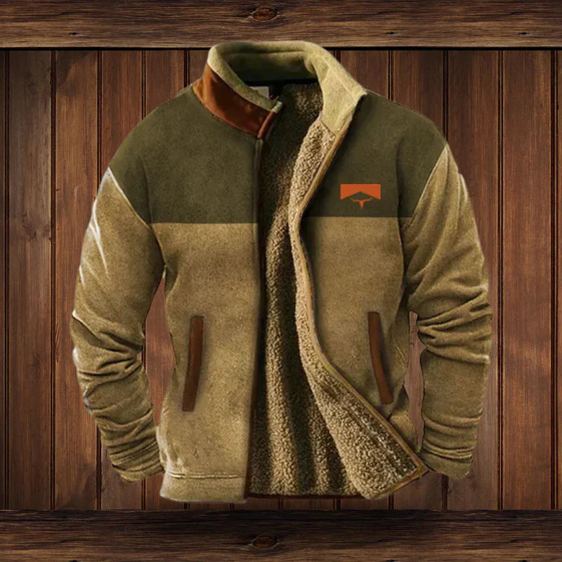 Noah Veste Chaude Style Western – Doublure Polaire & Motifs Ethniques pour un Confort Hivernal