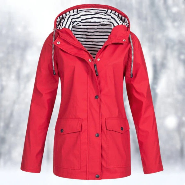 Rivka Veste Imperméable Jaune – Protection Pluie & Style Moderne pour Femme