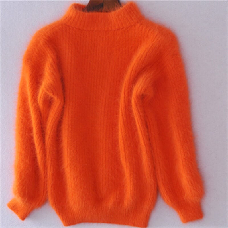 Maglione da donna Emilie - Maglione in lana lavorato a maglia largo, comodo ed elegante, dallo stile moderno