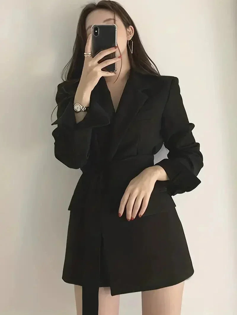 Abito blazer da donna Nélia - Elegante abito da tailleur a maniche lunghe per tutte le occasioni