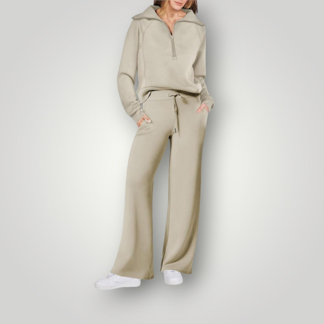 Lorena Ensemble Loungewear Femme – Tenue 2 Pièces Confortable avec Haut & Pantalon Respirants