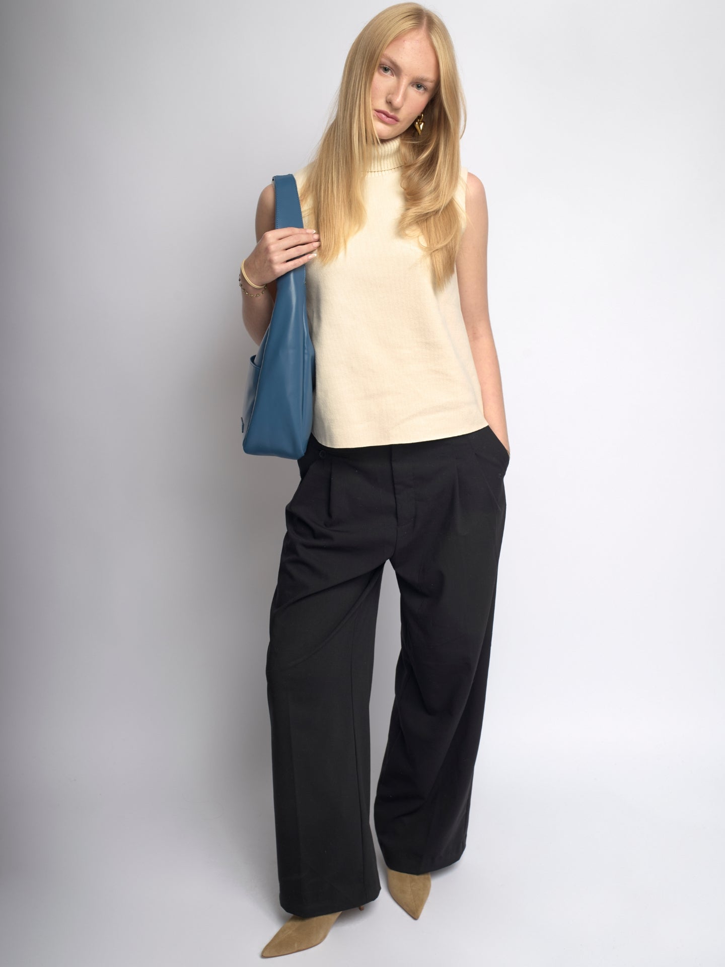 Luciana Sac Femme Épaule Vegan – Hobo Minimaliste Élégant & Spacieux 13"