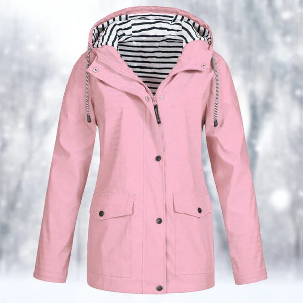 Rivka Veste Imperméable Jaune – Protection Pluie & Style Moderne pour Femme