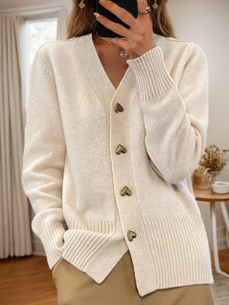 Lana Gilet Femme en Maille – Cardigan Sans Manches en Tissu Doux & Luxueux pour Toutes Saisons