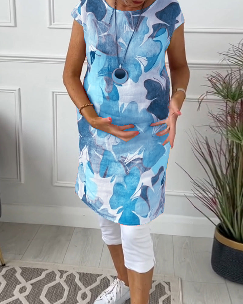Tunique Femme Wilma – Long Haut Aéré à Imprimé Fleuri, Coupe Ample & Look Féminin