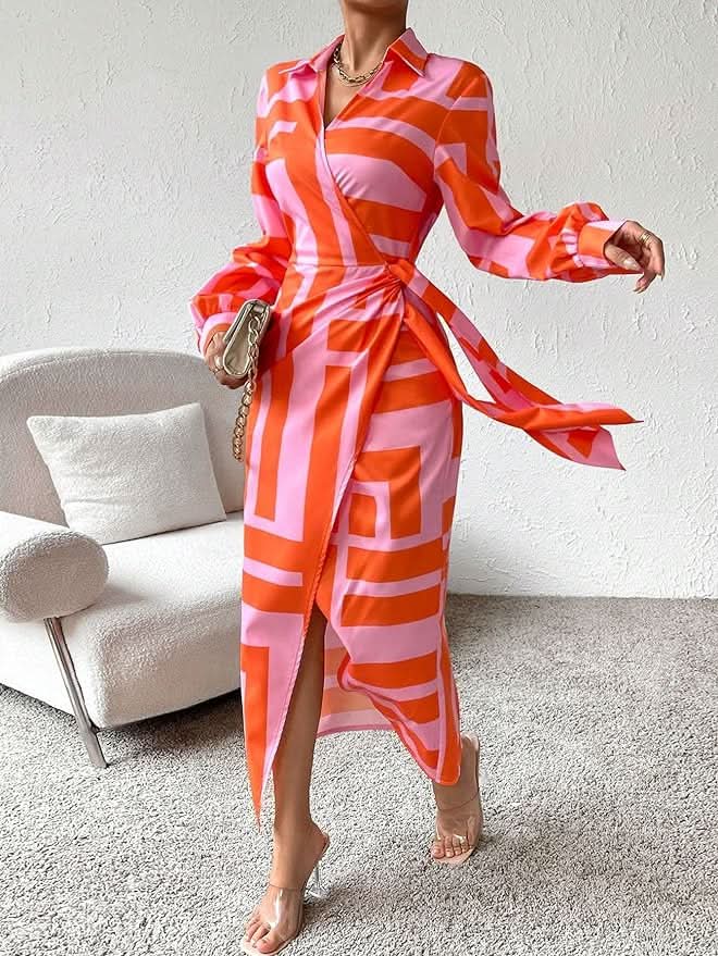 Robe portefeuille femme Miral – Coupe élégante, silhouette flatteuse & design estival