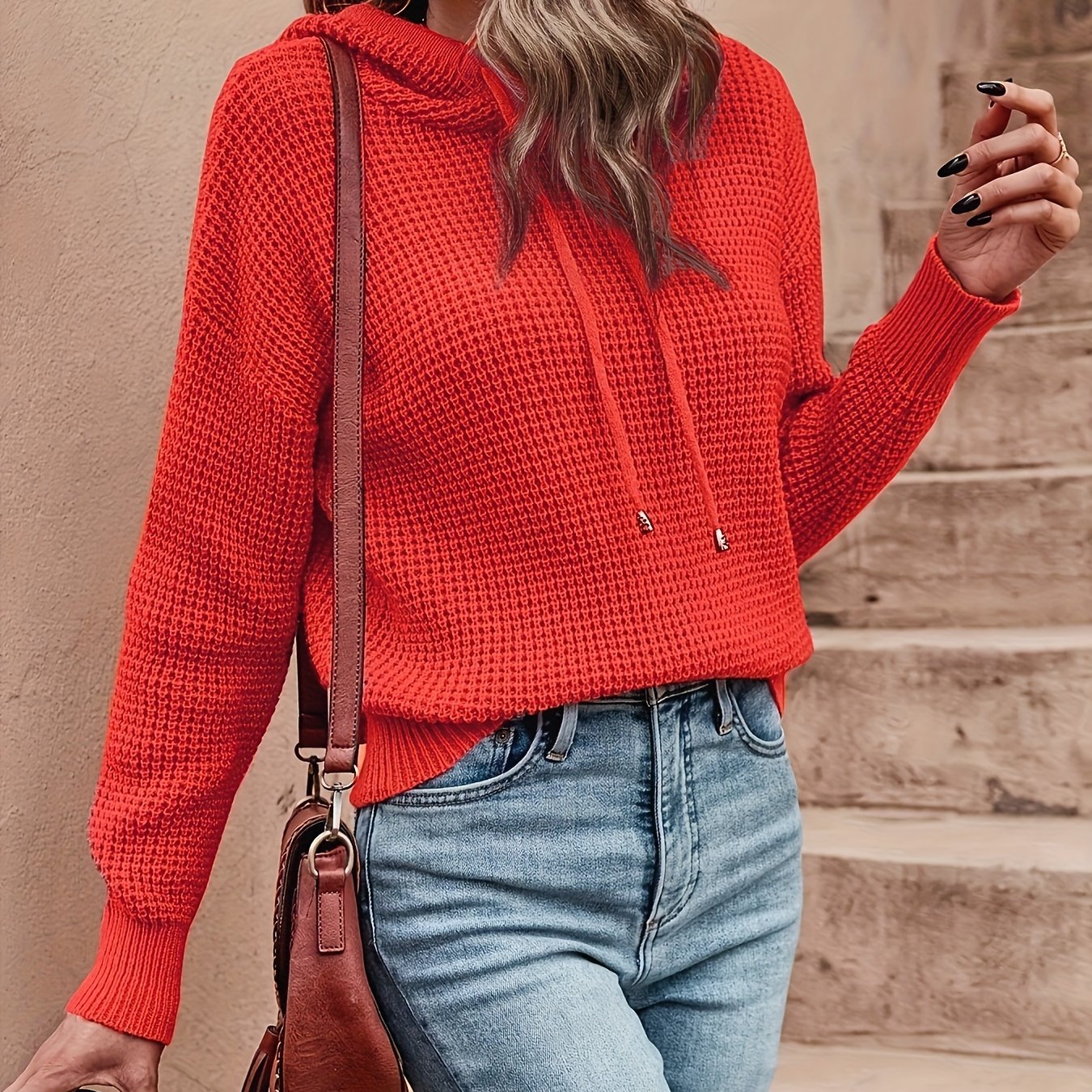 Hope Pull Femme – Pull à Capuche Décontracté Chic & Confortable pour Automne/Hiver Élégant