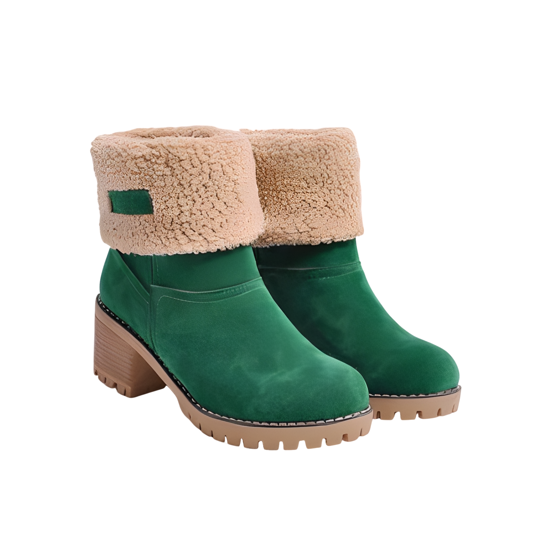 Joella Bottes d’Hiver en Daim pour Femme – Chaussures Élégantes et Chaudes avec Semelle Antidérapante pour Temps Froid