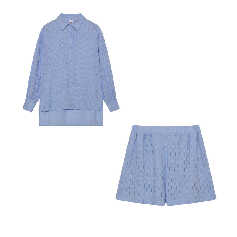 Aaliyah Ensemble d’Été Femme – Ensemble Léger en Coton avec Top et Short au Style Décontracté
