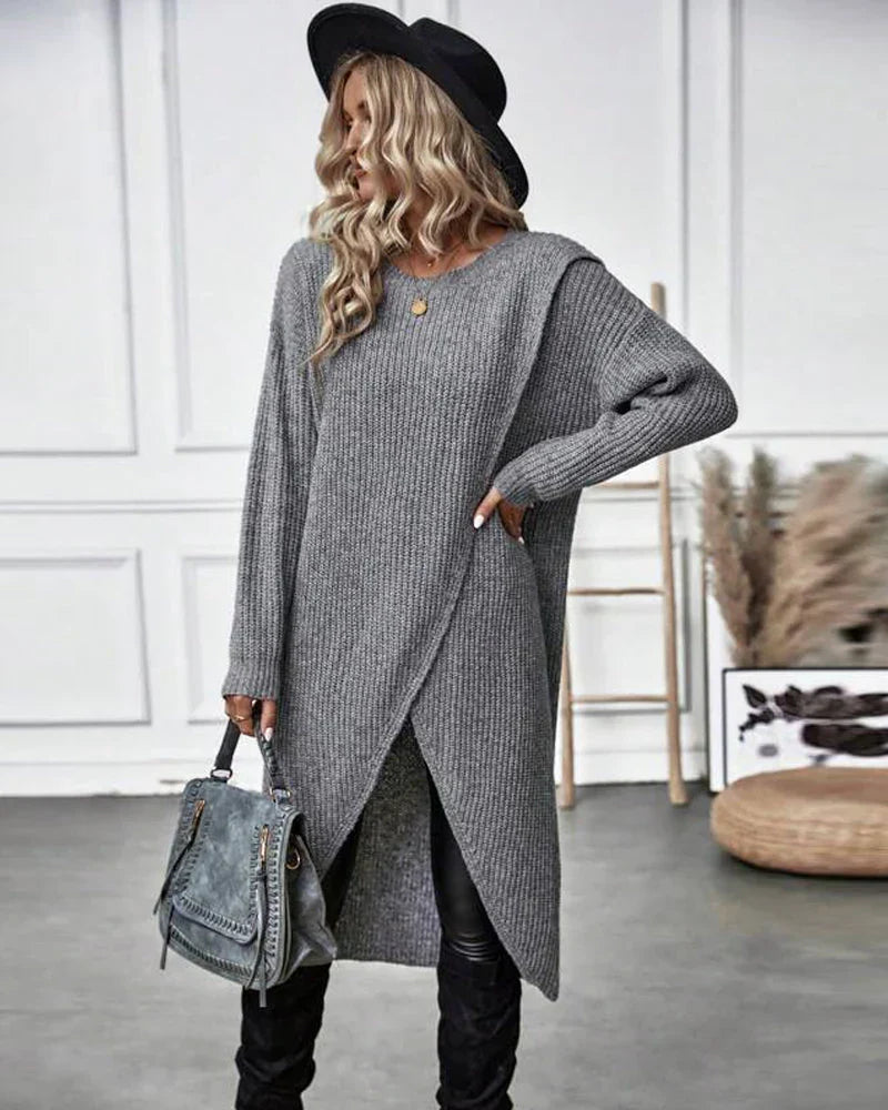 Maglione da donna Sylvia: lungo, elegante e comodo per un look chic quotidiano