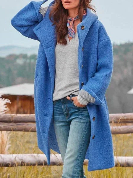 Cappotto in morbida lana da donna Audrey: elegante, caldo e versatile per l'inverno