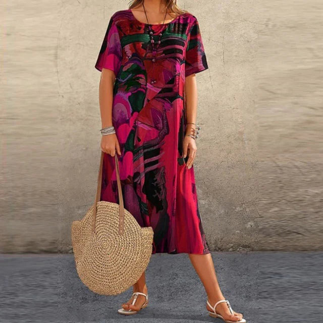 Abito tunica confortevole Annarosa: eleganza casual per tutte le occasioni