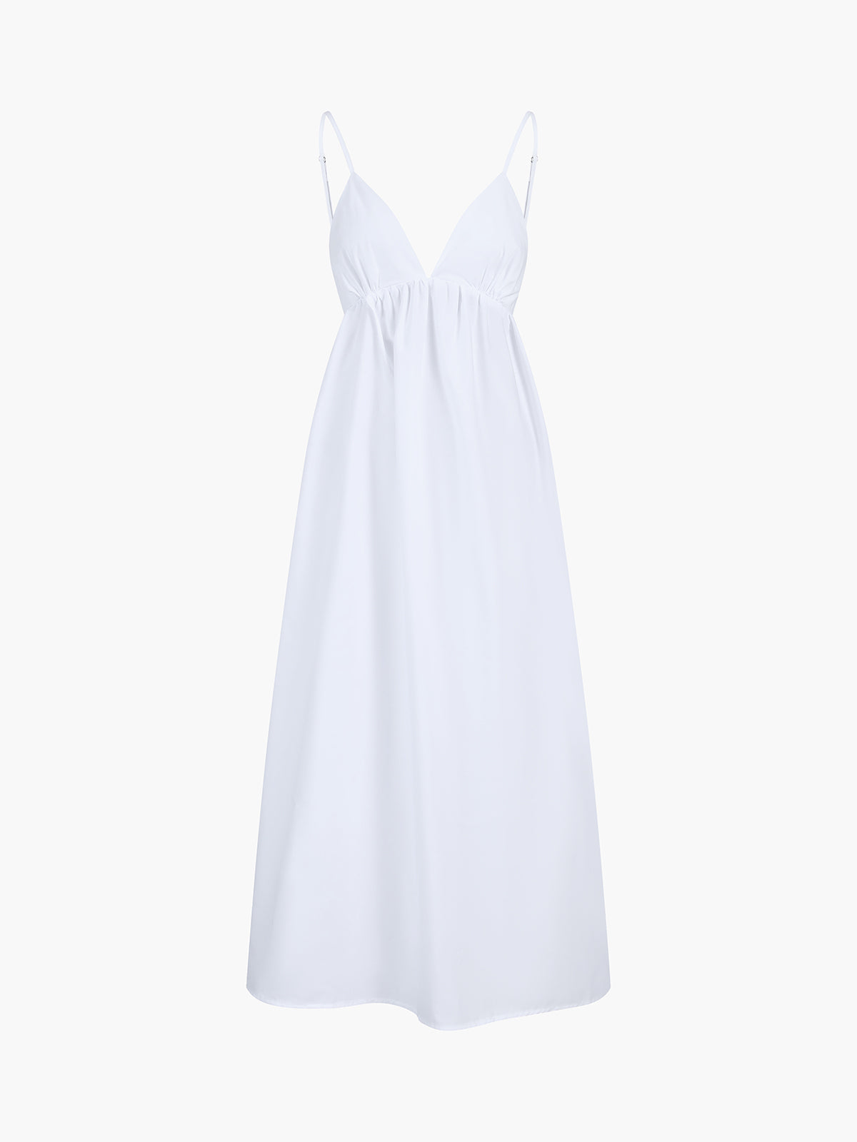 Abito lungo da donna Camille - Abito estivo leggero con schiena scoperta ed elegante taglio fluido