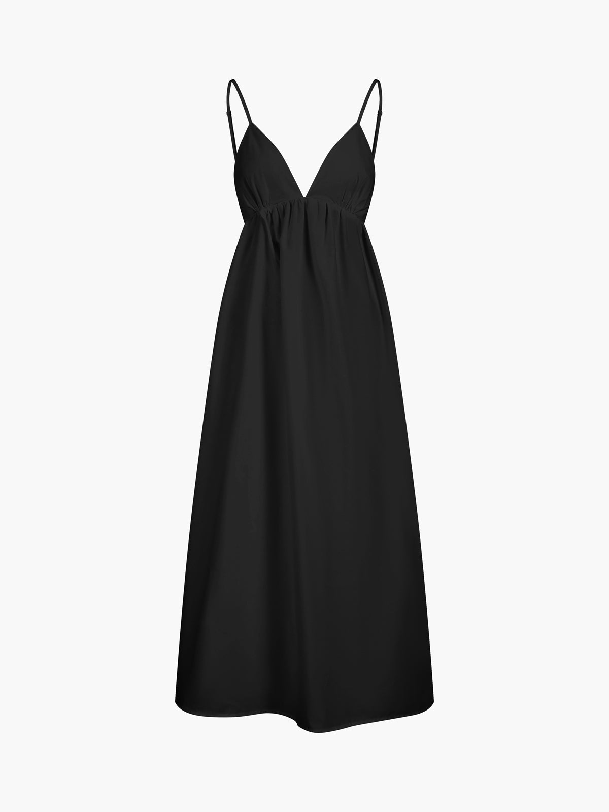 Abito lungo da donna Camille - Abito estivo leggero con schiena scoperta ed elegante taglio fluido