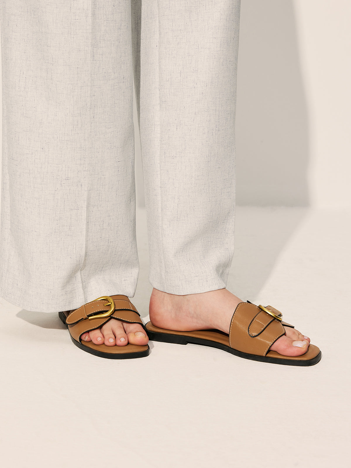 Sandali da donna in pelle Héloïse – Comodi con cinturino regolabile e suola ergonomica