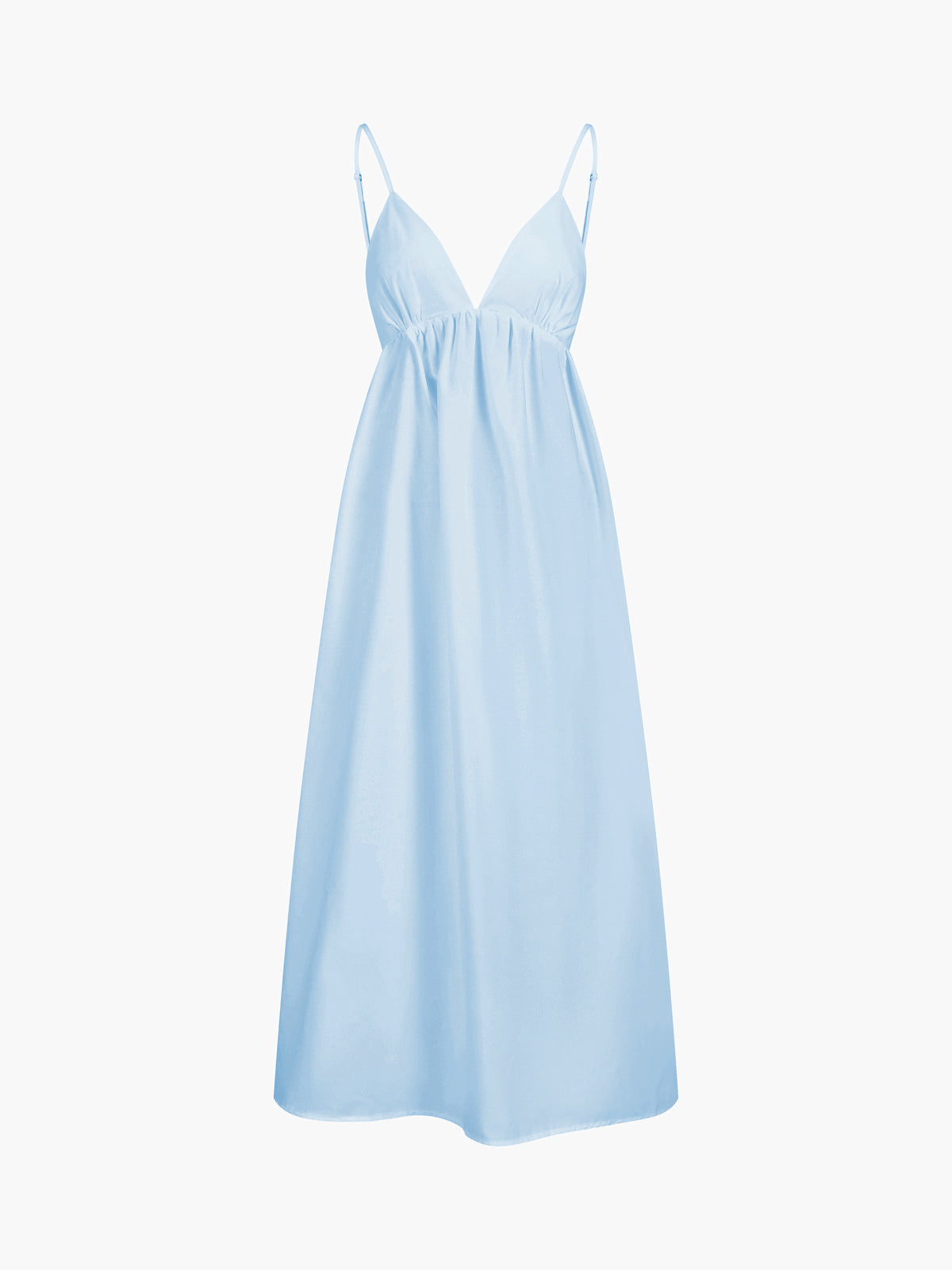 Abito lungo da donna Camille - Abito estivo leggero con schiena scoperta ed elegante taglio fluido