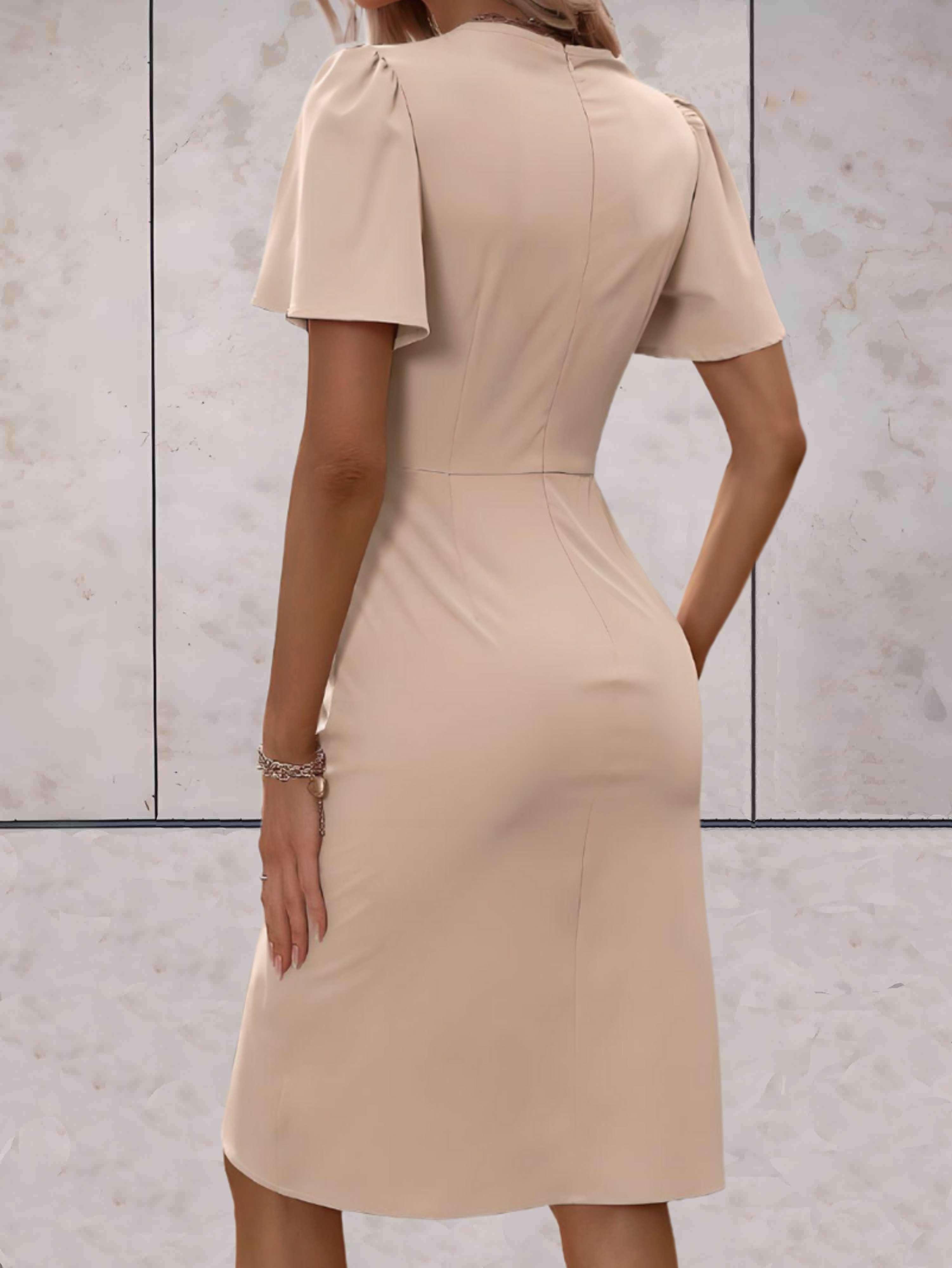 Abito avvolgente da donna Harper - Elegante abito avvolgente con scollo a V e vestibilità regolabile per ogni occasione