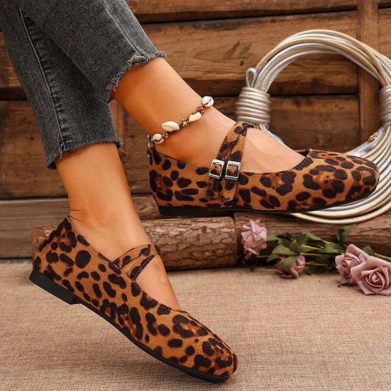 Ballerine da donna Élise – Scarpe vintage con doppio cinturino e comfort imbottito