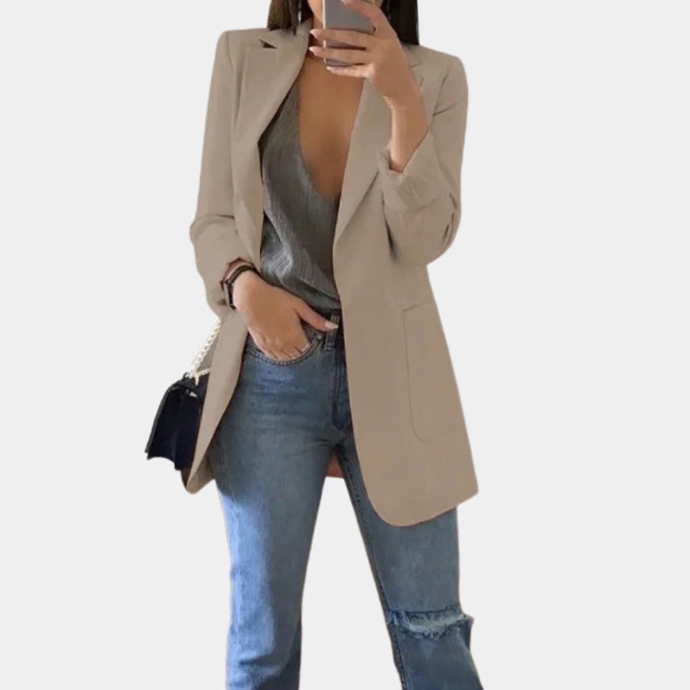 Bella Blazer Donna – Elegante Blazer a maniche lunghe con vestibilità chic e moderna