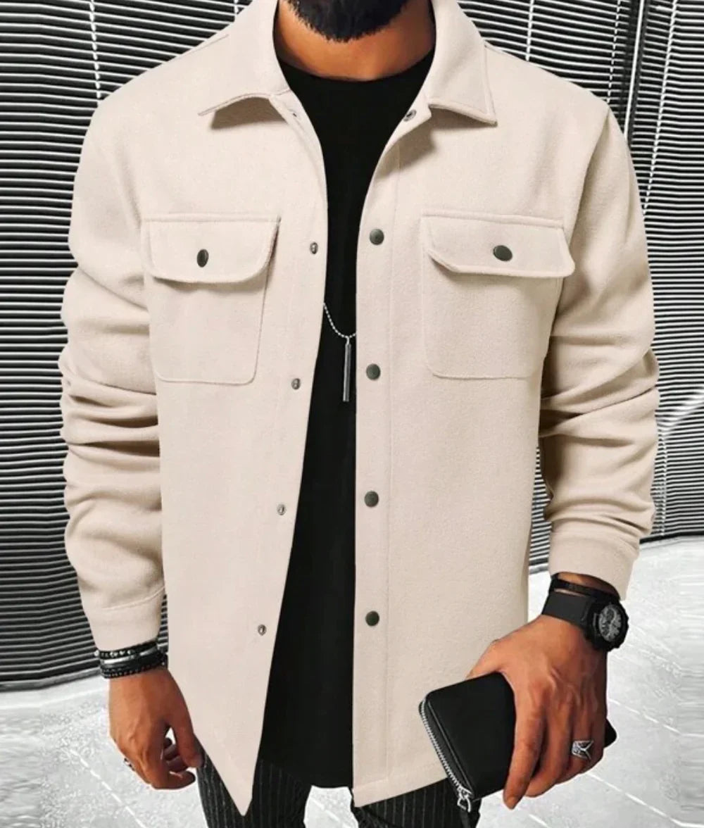 Camicia da uomo Steven - Camicia calda e confortevole in tessuto morbido con stile elegante