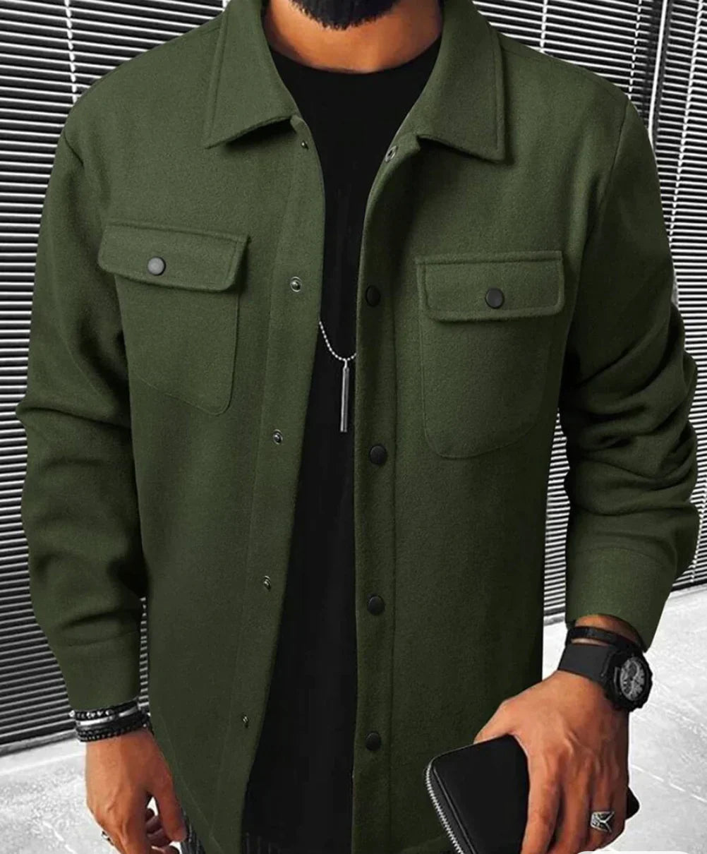 Camicia da uomo Steven - Camicia calda e confortevole in tessuto morbido con stile elegante