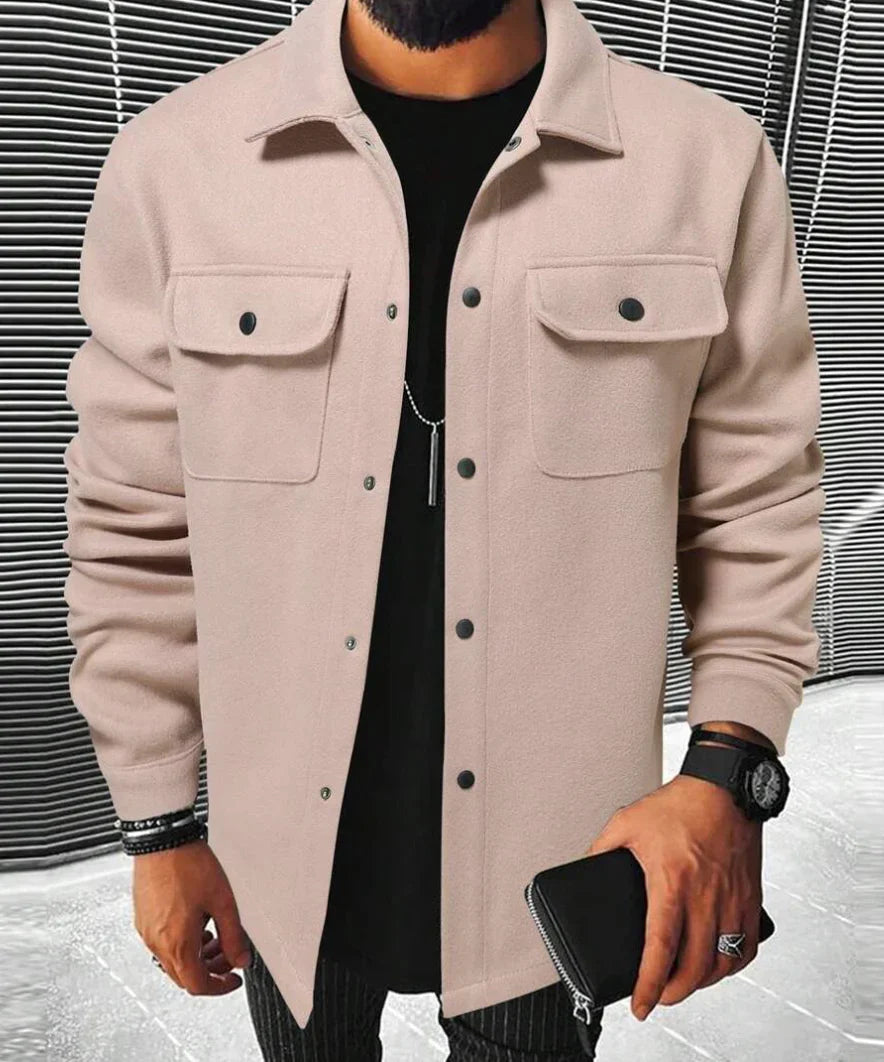 Camicia da uomo Steven - Camicia calda e confortevole in tessuto morbido con stile elegante