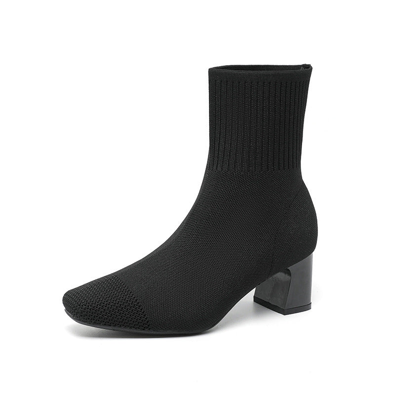Stivali da donna Adele: stivali in maglia eleganti e comodi per un look chic quotidiano