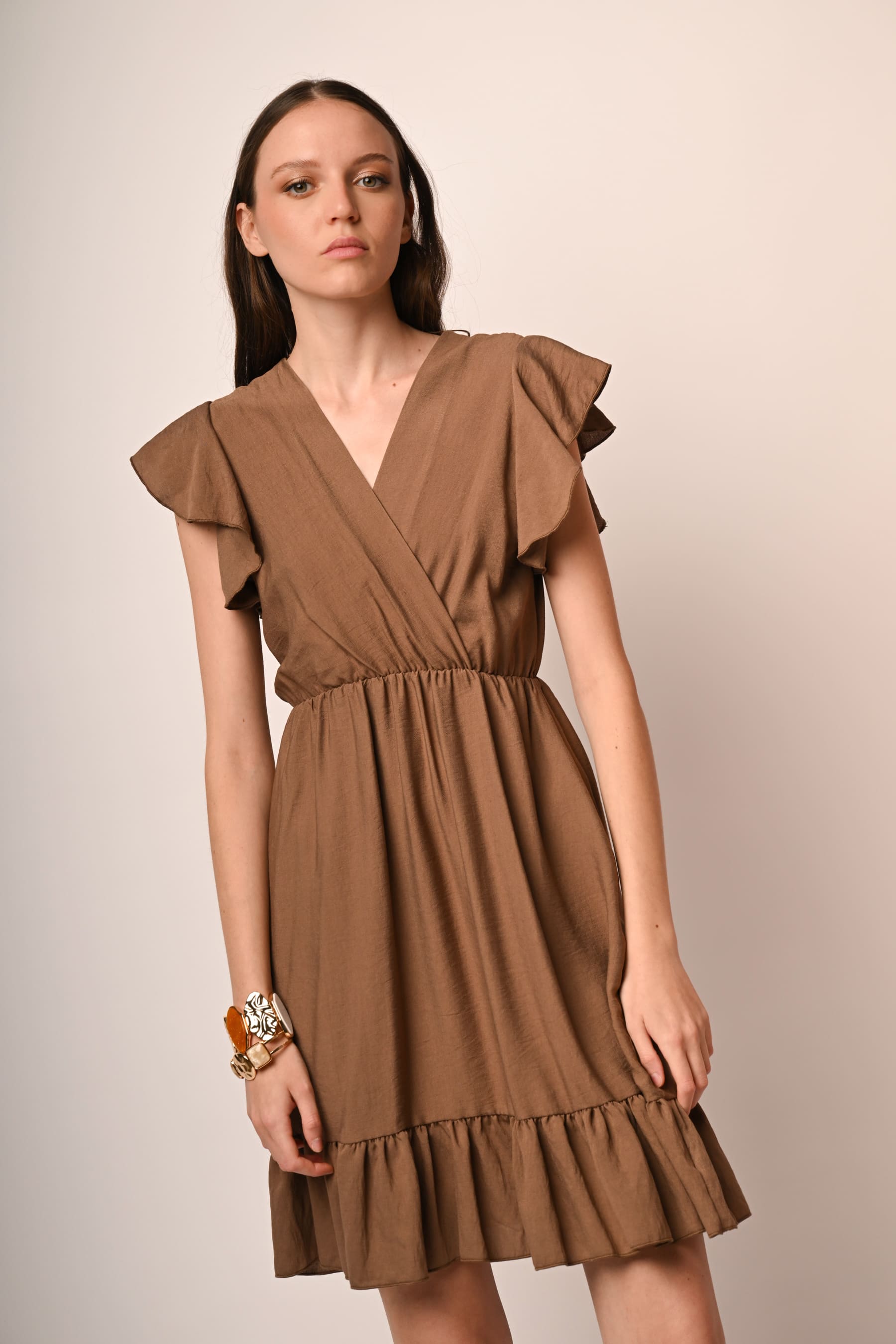 Mini abito Camilla Ruffle: stile romantico ed elegante per momenti speciali