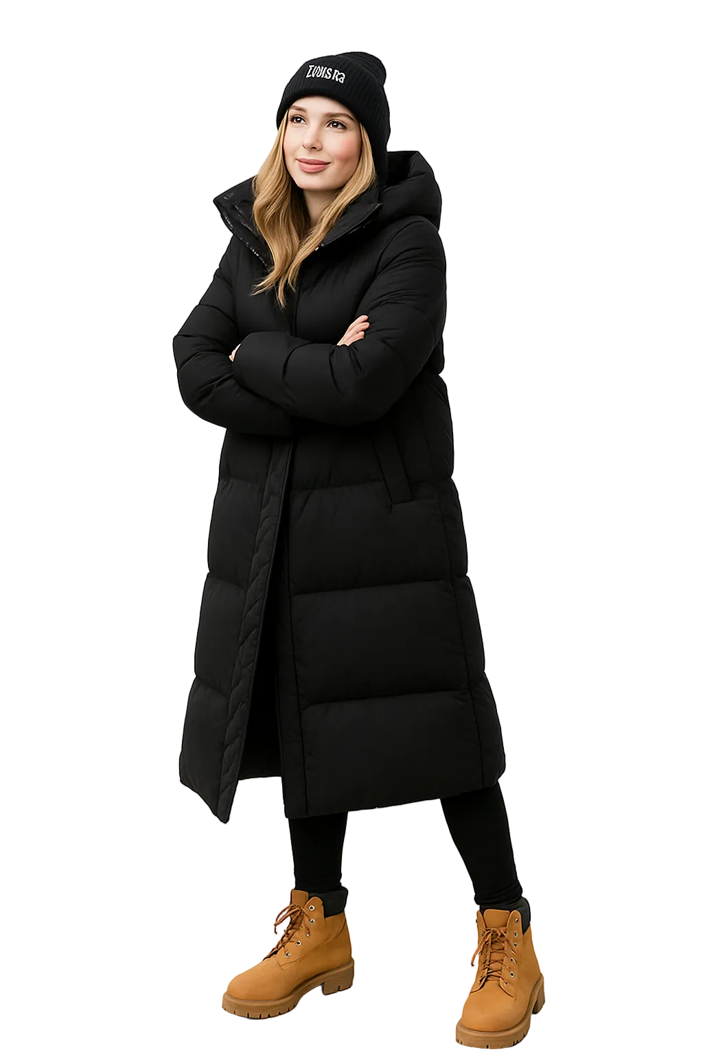 Laura Abrigo Acolchado Largo para Mujer Oversize – Chaqueta Acolchada Caliente y Cómoda de Invierno