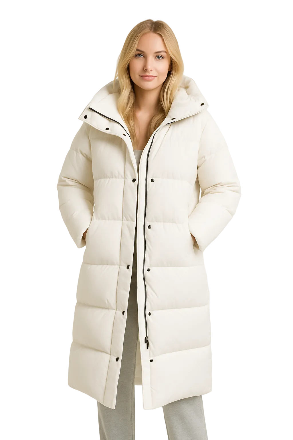 Laura Doudoune Longue Femme Oversize – Manteau Puffer Chaud et Confortable d’Hiver