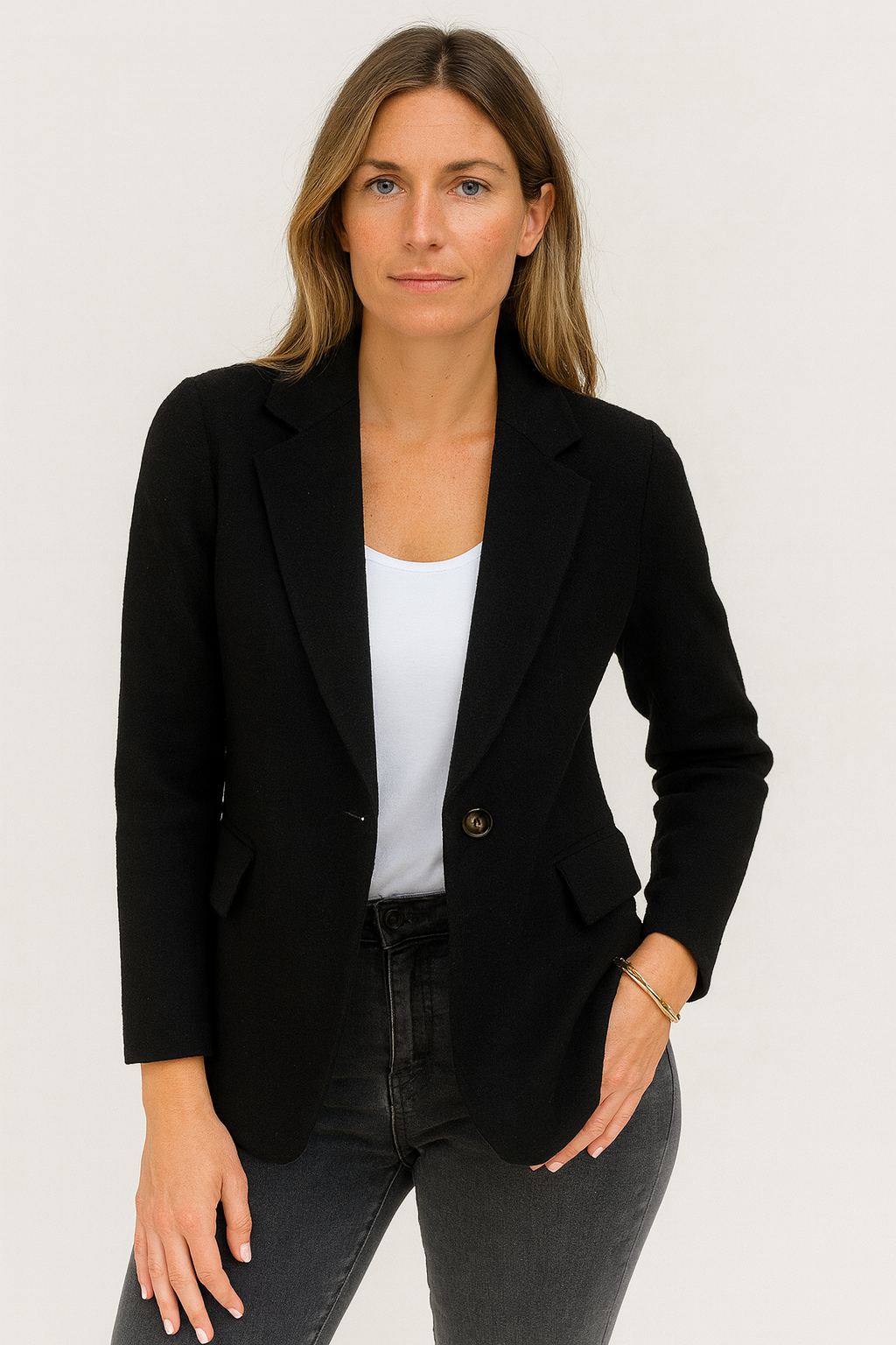 Valentina Manteau Femme – Long Manteau Laine Mélangée Chaud Élégant Coupe Moderne