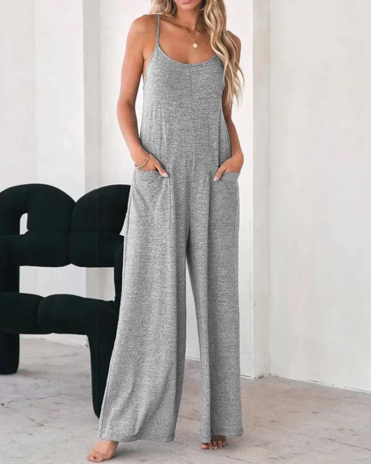 Salopette da donna Rosemary: tuta casual con tasche pratiche e comfort quotidiano