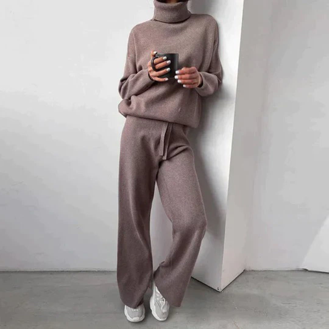 Carina Ensemble Loungewear Dame – Sett 100 % Premium Bomull med Elegant Komfort