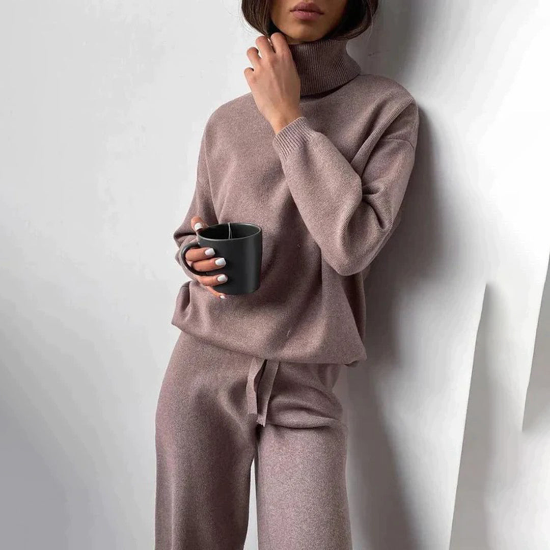 Carina Ensemble Loungewear Dame – Sett 100 % Premium Bomull med Elegant Komfort