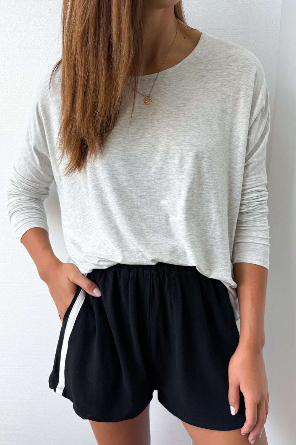 Pantaloncini in lino da donna Courtney – Pantaloncini estivi traspiranti con elastico in vita e vestibilità ampia