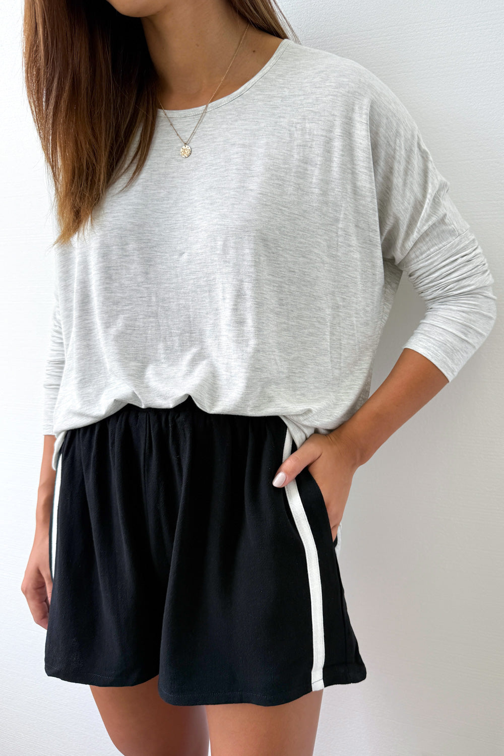 Pantaloncini in lino da donna Courtney – Pantaloncini estivi traspiranti con elastico in vita e vestibilità ampia