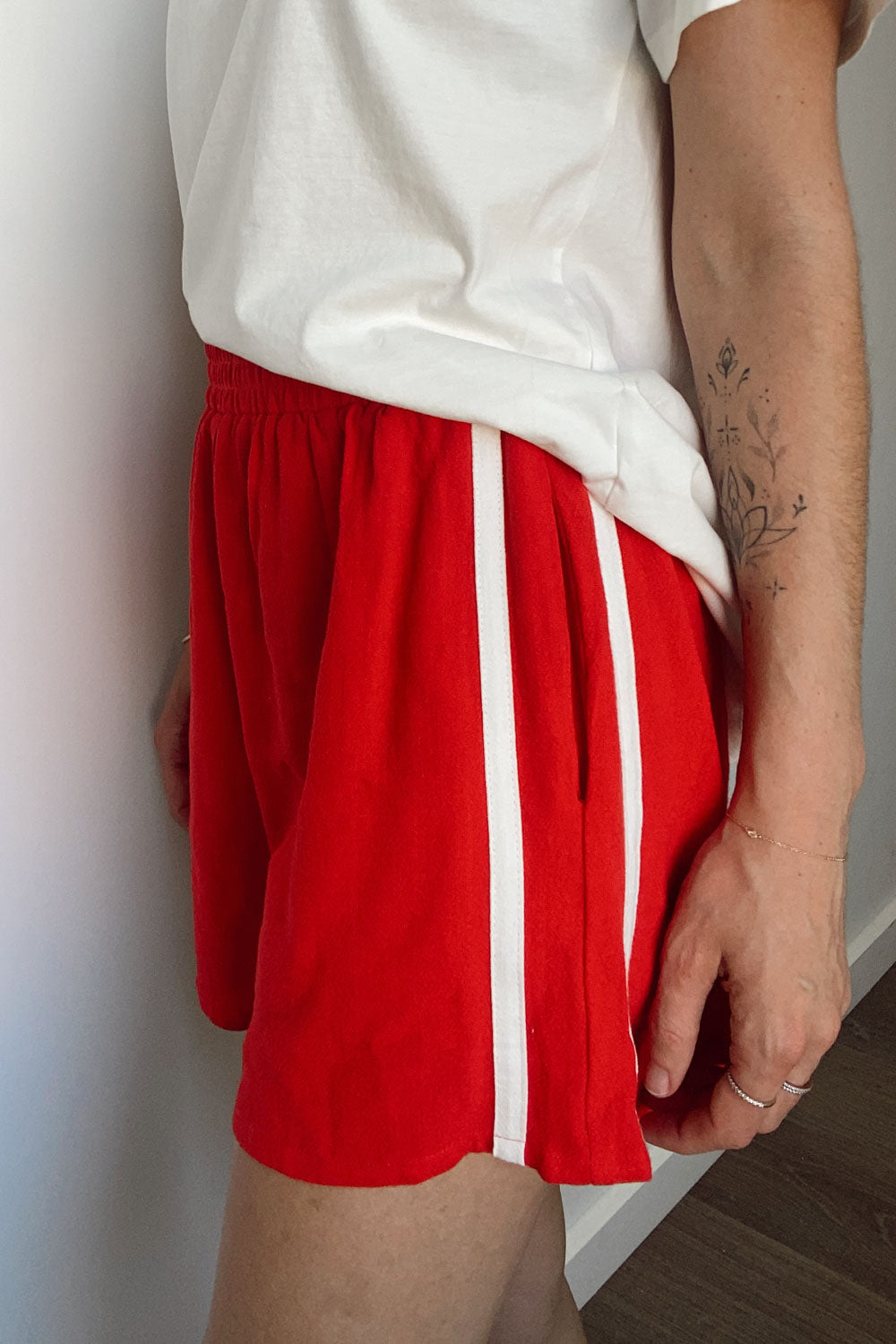 Pantaloncini in lino da donna Courtney – Pantaloncini estivi traspiranti con elastico in vita e vestibilità ampia