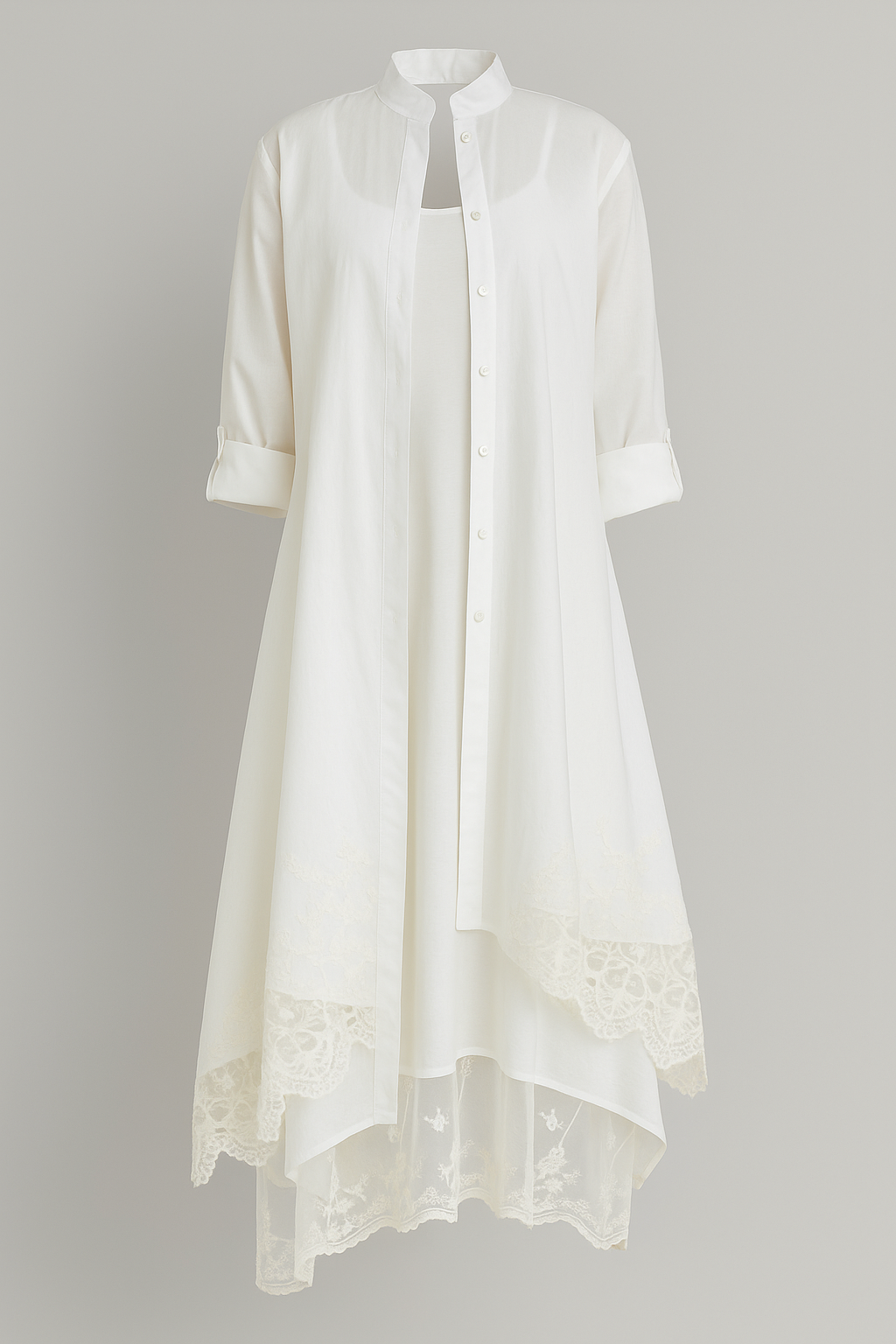 Aurora Robe Bohème Femme – Robe d’Été Oversize avec Style Chemise Décontracté et Fluide