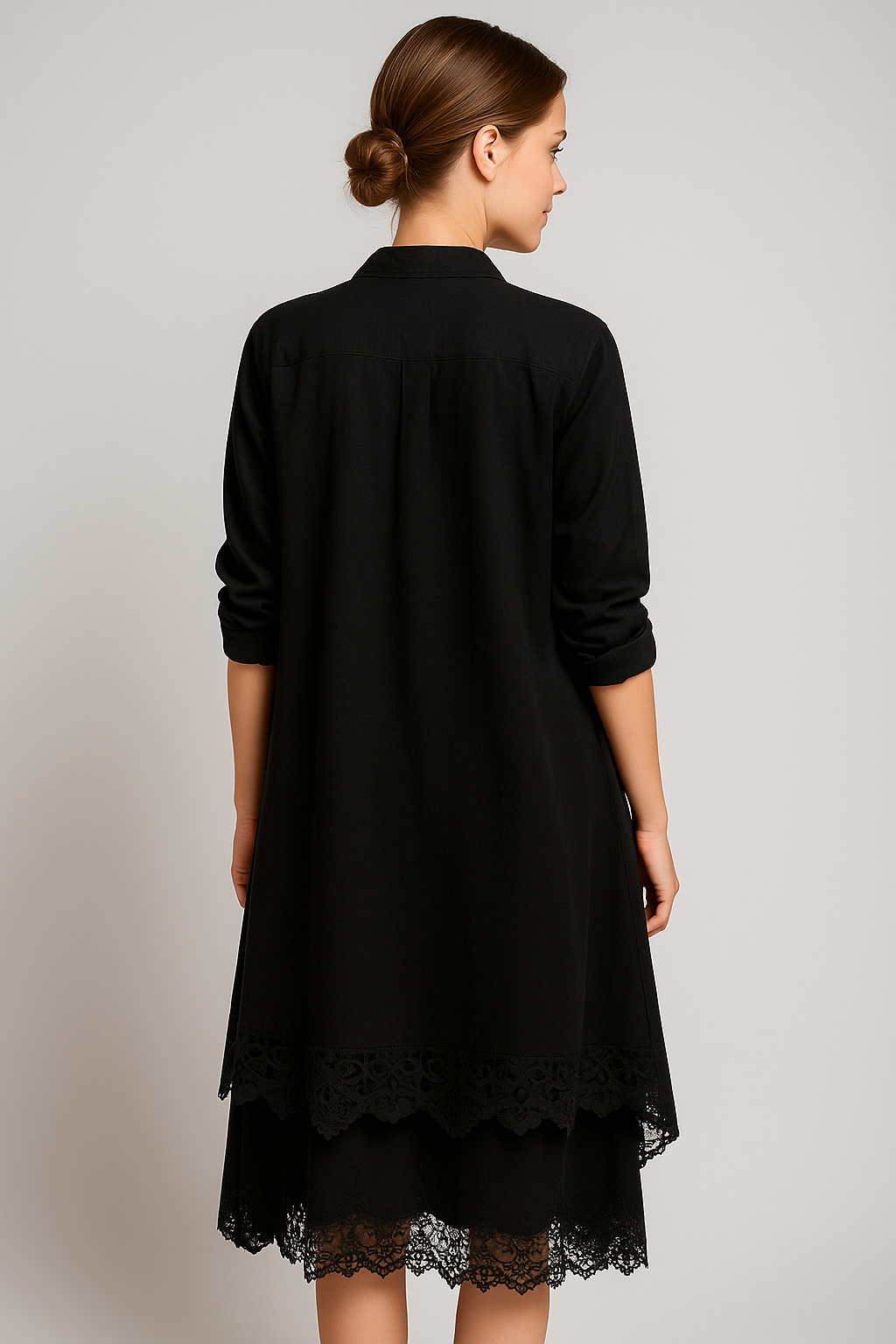 Aurora Robe Bohème Femme – Robe d’Été Oversize avec Style Chemise Décontracté et Fluide