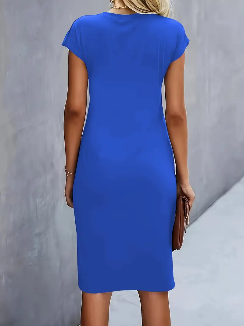 Katrien Robe Midi Femme – Robe Élégante et Intemporelle avec Coupe Flatteuse