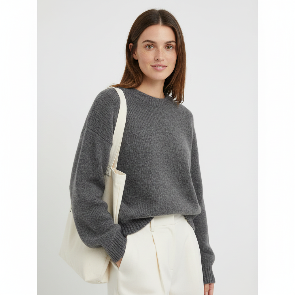 Emgie Damenpullover Oversize – Ultra-weiches Strick, Lässiger Schnitt & Eleganter Stil