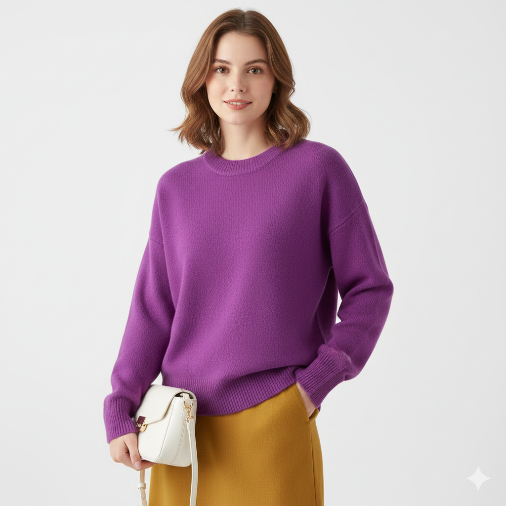 Emgie Damenpullover Oversize – Ultra-weiches Strick, Lässiger Schnitt & Eleganter Stil