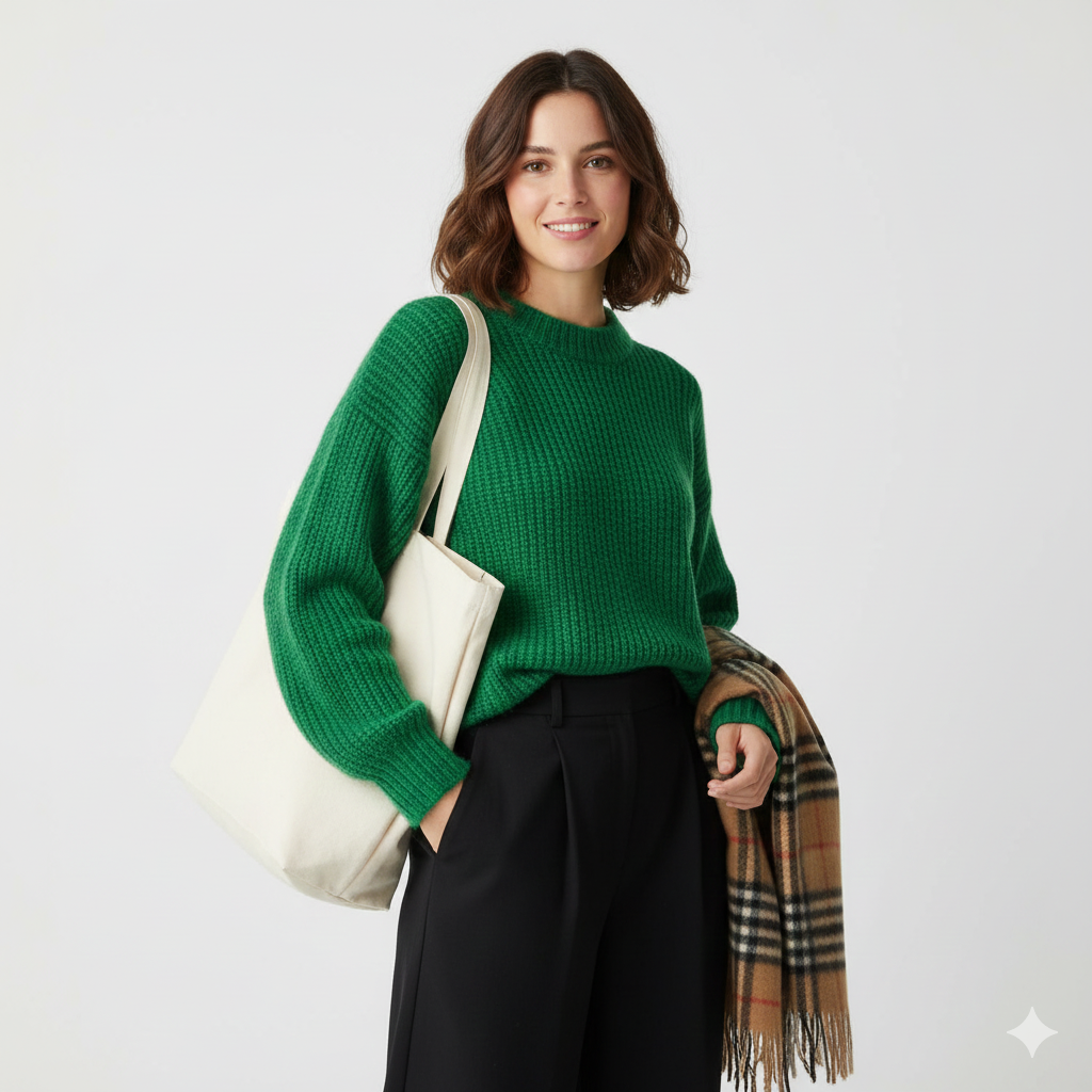 Emgie Damenpullover Oversize – Ultra-weiches Strick, Lässiger Schnitt & Eleganter Stil