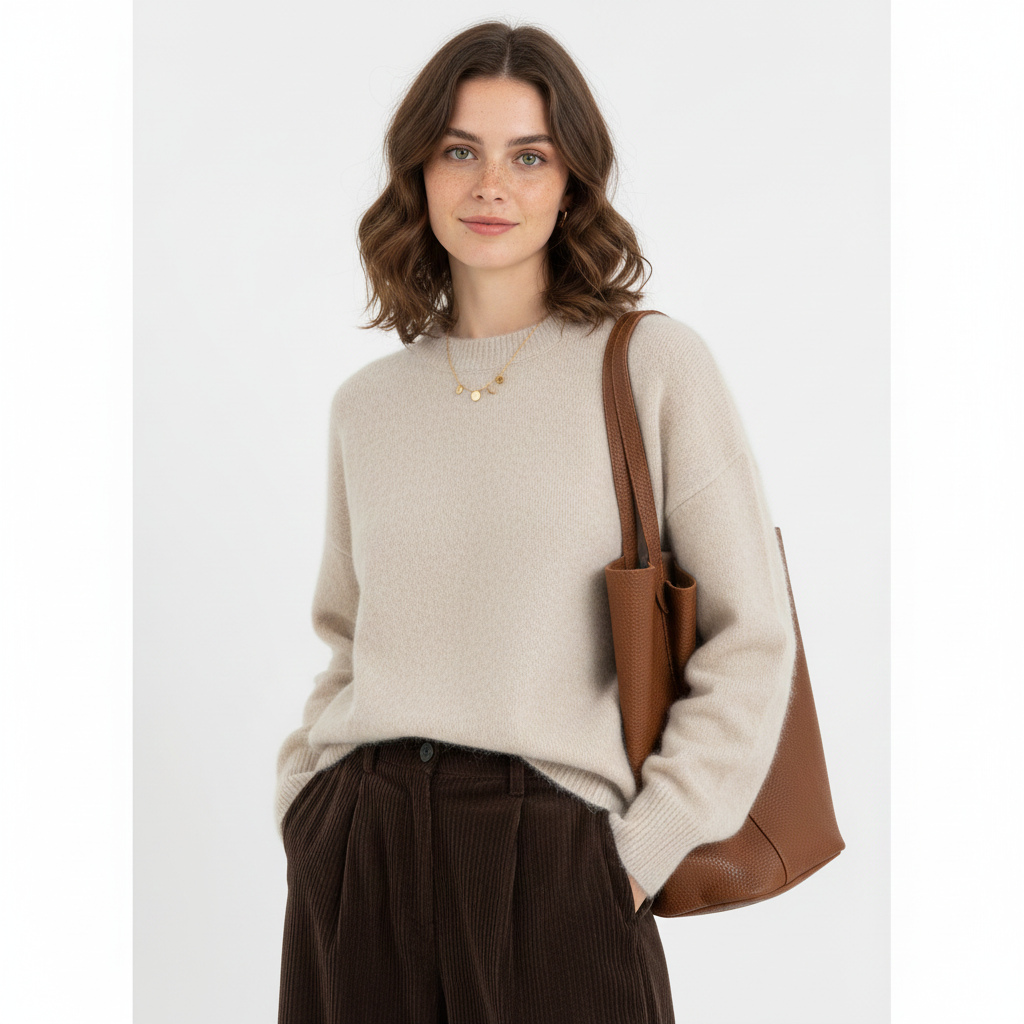 Emgie Damenpullover Oversize – Ultra-weiches Strick, Lässiger Schnitt & Eleganter Stil