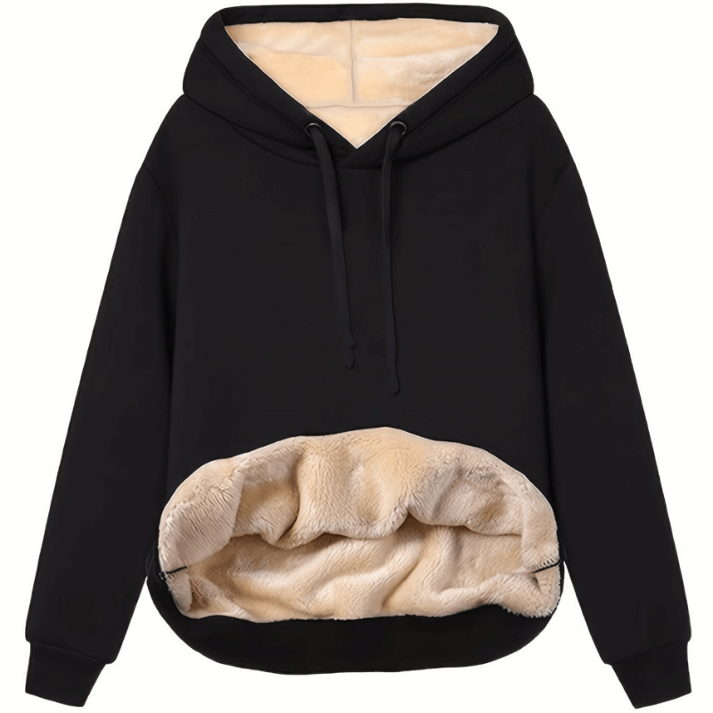 Kaylani Hoodie Femme – Sweat à Capuche d’Hiver Chaud en Polaire Douce et Confortable