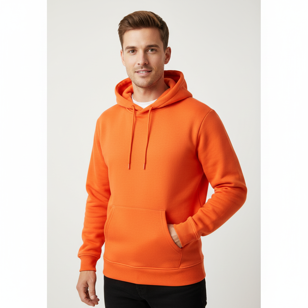 Gaithan Hoodie Unisexe – Sweat à Capuche Doux avec Polaire Chaude & Design Minimaliste