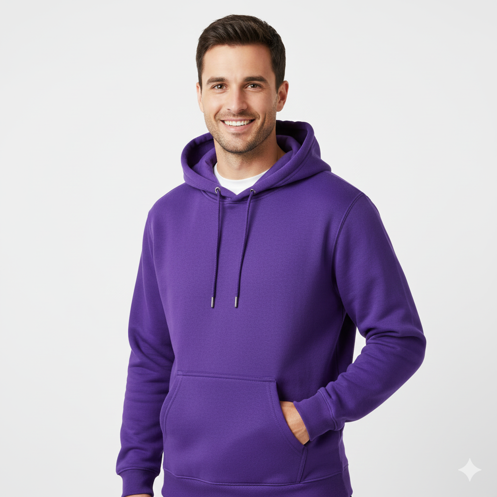 Gaithan Hoodie Unisexe – Sweat à Capuche Doux avec Polaire Chaude & Design Minimaliste