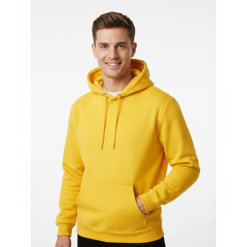 Gaithan Hoodie Unisexe – Sweat à Capuche Doux avec Polaire Chaude & Design Minimaliste