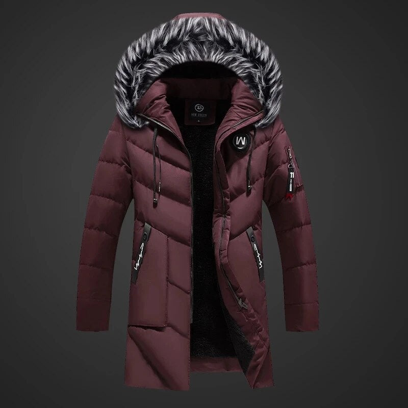 Cappotto invernale da uomo Ryan: isolamento caldo, tessuto idrorepellente e cappuccio regolabile