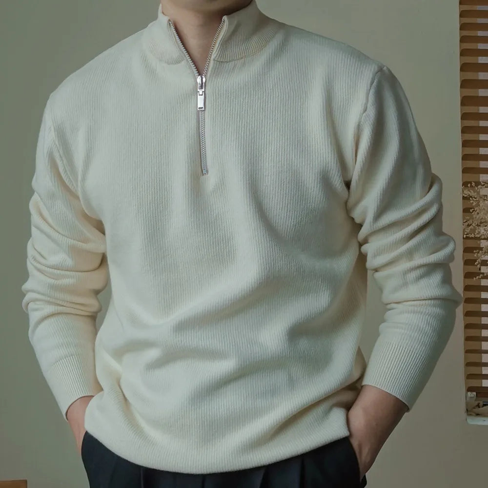 Dexter Pull Férfi Félcipzáros Magas Nyakú – Laza és Kényelmes Téli Vágás